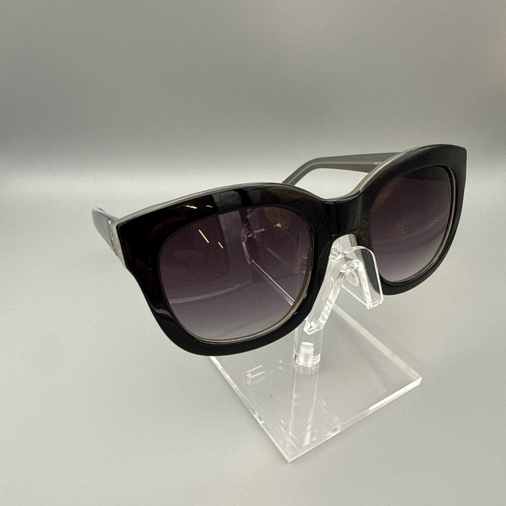 VINCE CAMUTO Authentic Blsck/Silver JackieO Oversized Sunglasses VC102 MSRP $85